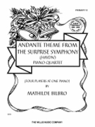 Andante From Surprise Symphony by Haydn Joseph - Bilbro - for 1 Piano 8 Hands