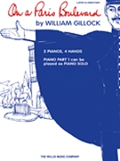 On A Paris Boulevard by Gillock William for 2 Piano 4 Hands