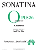 Sonatina Opus 36 #2 G Major by Clementi Muzio - Van Hulse Camil - for 2 Piano 4 Hands
