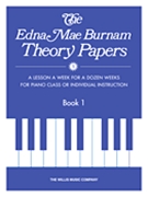 Theory Papers Book 1 by Burnam for Workbook