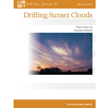 Drifting Sunset Clouds by Hartsell Randall for Piano