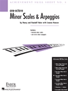 Achievement Skill Sheet #4 One octave Minor sc/arp by Faber for Piano