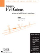 Achievement Skill Sheet #7 I-V-I Cadences by Faber for Piano
