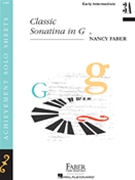 Classic Sonatina In G by Faber for Piano