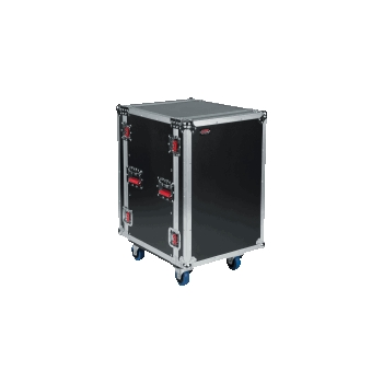 Gator 16U, Standard Audio Road Rack Case with Casters - Model G-TOUR 16U CAST