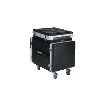 Gator 12U Top, 10U Side Console Audio Rack - Model GRC-12X10 PU