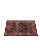Vintage Persian Style Stage Mat - Black Red 4.26' X 3'