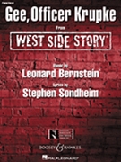Gee Officer Krupke From West Side Story by Bernstein Leonard - West Side Story - for PVG