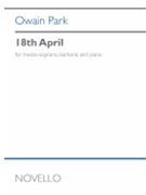 18th April - for Mezzo-Soprano, Baritone and Piano
