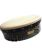 Green Craquelure Tuneable Bodhrán by for