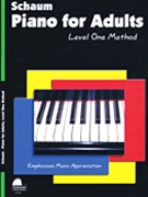 Piano For Adults Level 1 by Schaum Wesley for Piano Method