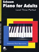 Piano For Adults Level 3 by Schaum Wesley for Piano Method