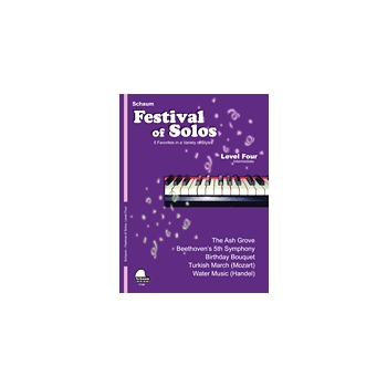 Festival Of Solos Level 4 by Various - Schaum Wesley - for Piano