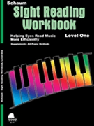 Sight Reading Workbook 1 by Schaum for Workbook (Book 1)