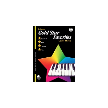 Gold Star Favorites Level 3 by - Schaum - for Piano with CD