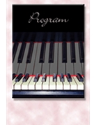 Recital Programs(blank)-Piano Reflection for Teaching Aid (Piano)