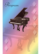 Recital Programs(blank)-piano On Pastels for Teaching Aid (Piano - )
