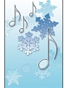 Schaum Recital Program Blanks #71: Snowflakes and Notes by for Piano