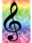 Recital Program #75 - Rainbow Treble Clef for