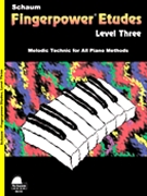 Fingerpower Etudes Level 3 by Schaum Wesley for Piano Method