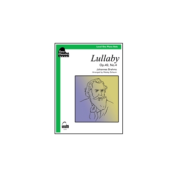 Lullaby Opus 49 No 4 by Brahms Johannes - Schaum Wesley - for Piano