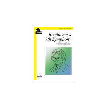 Beethoven's 7th Symphony (2nd Movement Themes) [Piano] by Beethoven Ludwig van - Cahn Alfred - for