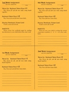 2nd Semester Class Lesson Sheets by for