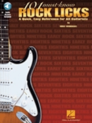101 Must-know Rock Licks by Marshall Wolf for Guitar w/c