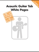 Acoustic Guitar Tab White Pages by Various Various for Guitar Tab