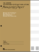 Tab Paper--hl Standard Pad by for Tablature (6-line - 8 1/2" X 11")