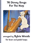 76 Disney Songs for the Harp by - Sylvia Woods - for