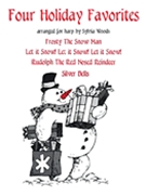 4 Holiday Favorites Arranged For Harp by Woods Sylvia - Sylvia Woods - for Harp Collection