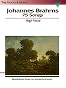 75 Songs by Brahms Johannes - Walters Richard - for High Voice