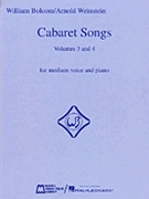 Cabaret Songs 3/4 by Bolcom WIlliam for Medium Voice (Vols 3/4)