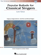Popular Ballads For Classical Singers by Walters - Richard Walters - for Lo Voc (Vocal Library)