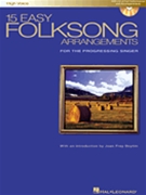 15 Easy Folksong Arrangements by Various - Boytim Joan - for High Voice (w/Audio Access)