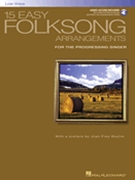 15 Easy Folksong Arrangements by Various - Boytim Joan - for Low Voice Collection (w/Audio Access)