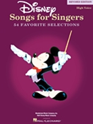 Disney Songs For Singers by Various Disney for High Voice (Disney)