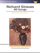 40 Songs by Strauss Richard - Walters Richard - for Medium Voice