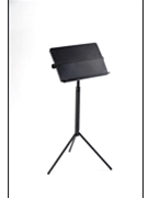 Music Stand--Petersen Black - Collapsible for Accessorie