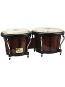 Artist Series Hand-Painted Brown Finish Bongos by for