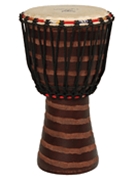Hand-Carved African Djembe by for