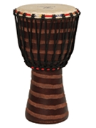 Hand-Carved African Djembe by for