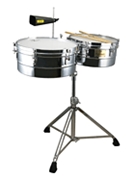 14 inch. & 15 inch. Chrome Shell Timbales by for