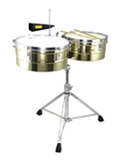 Brass Shell Timbales by for