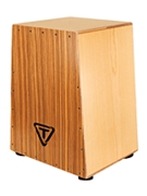 Vertex Series Cajon - American Ash Body and Zebrano Front Plate by for