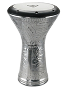 Hand-Hammered Aluminum Doumbek by for