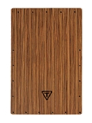 Zebrano Cajon Replacement Front Plate by for
