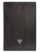 Acrylic Cajon Black Makah Burl Replacement Front Plate by for