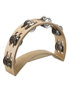 Deluxe Wooden Moon Tambourine by for